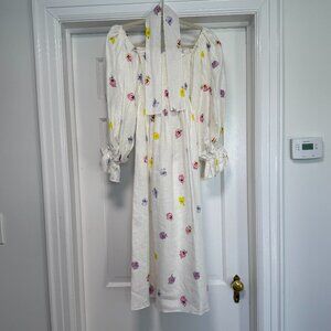 SLEEPER Atlanta Dress in Pansies XS